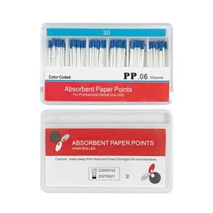 06 Taps Toelopende Wegwerpbare Wortelkanaalabsorberende Papierpunten Tandheelkundige Endodontie Katoenvezelpunten Voor Wortelkanaalreiniging - Product Image 2