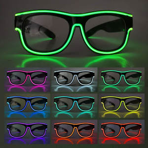 <span class=keywords><strong>Gafas</strong></span> <span class=keywords><strong>de</strong></span> Sol LED Recargables por USB <span class=keywords><strong>Neon</strong></span>-Glo, 3 Modos <span class=keywords><strong>de</strong></span> Iluminación, <span class=keywords><strong>Gafas</strong></span> Luminosas Portátiles para Año Nuevo, Ramadán, Graduación - Product Image 3
