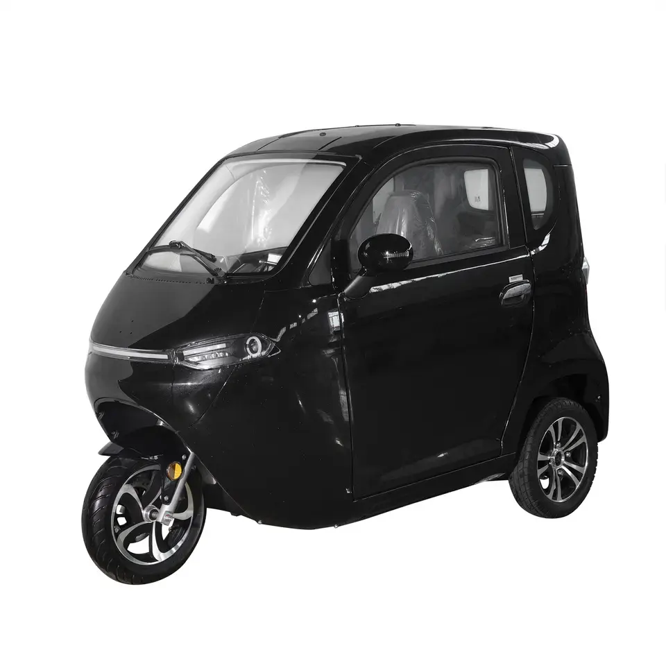 Adulto todoterreno 3000W Triciclo de movilidad eléctrica EEC SKD CKD completamente cerrado 3 ruedas Scooter Eléctrico coche para adultos