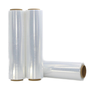 Rollo Jumbo de Film Estirable Manual Transparente de Plástico Suave LLDPE de 300m para Envoltura Manual de Palés, Embalaje de Alimentos, Duradero, con Impresión de Logotipo Personalizado - Product Image 4