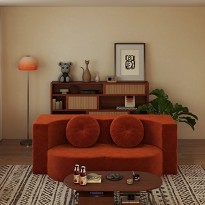 <b>Modern</b> Twin Size Daybed Upholstered <b>Sofa</b> <b>Bed</b> Convertible Foldable Reclining Striped Corduroy Fabric Light Grey Bedroom Living - Product Image 2