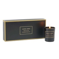 Private Label Luxus-Sojawachs-Duftkerzen mit Bambusholzdeckel in Geschenkbox