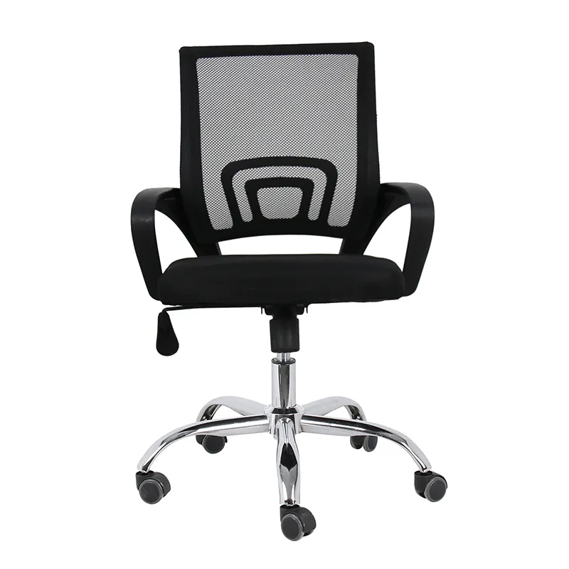 Cadeira de malha ergonômica para escritório, cadeira de malha giratória barata com design moderno