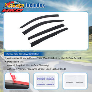 Viseras para Ventanas de Perfil Bajo con Adhesivo para Acura MDX 22-25, Deflectores de Sol y Lluvia - Product Image 5