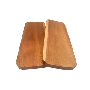 Acacia Wood Rectangular Three Compartment <b>Tray</b> Natural Color Solid Wood Serving <b>Tray</b> For Coffee <b>Tea</b> Dessert - Product Image 4
