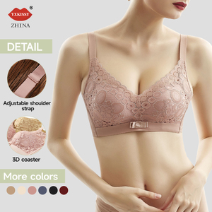 Reggiseno Senza Ferretto con Spalline Regolabili, Design con Lacci e Monete in Rame, 4 File 4 Colonne, Comodo Push-up - Product Image 1