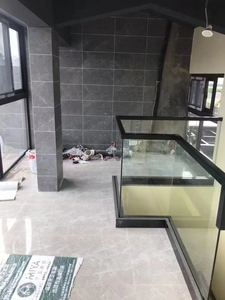 Barandilla de vidrio sin marco de alta calidad BNS, barandilla de vidrio hermosa de acero inoxidable moderna para escalera, balcón - Product Image 3