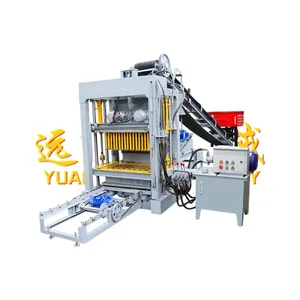 China Exports Mini Scale Cement Concrete Fly Ash Paver Electric Interlocking Brick Block Making Machine Production Line