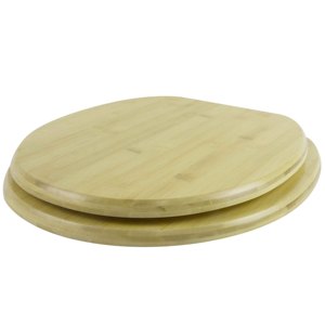 博凡环保型带锌铰链的博凡环保型竹制马桶座圈 - Product Image 3
