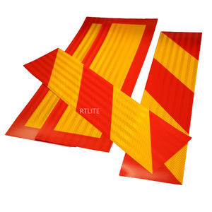 Plaque de marquage réfléchissante arrière <span class=keywords><strong>pour</strong></span> véhicule <span class=keywords><strong>lourd</strong></span> - Product Image 3