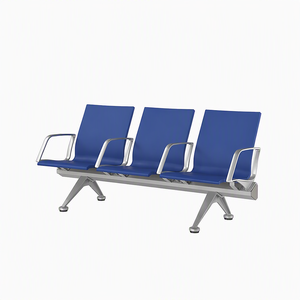 Silla de metal resistente para aeropuerto, asiento de espera conectado, anticorrosión, para vestíbulo público, banco, clínica, hospital - Product Image 6