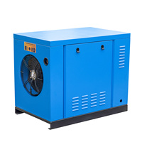 Compresor de Tornillo Eléctrico Comercial DMC de 7.5KW 10HP, Sumergido en Aceite, de Alta Resistencia, 380V CA, Bomba Refrigerada por Aire, 7-13 bar, 1.1m³/min