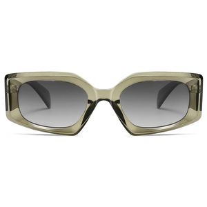 Gafas de Sol Polarizadas Cuadradas TR90 Vintage 2025 con Logotipo Personalizado para Hombre, Gafas de Sol de Ojo de Gato de Acetato Verde UV400 para Mujer - Product Image 2