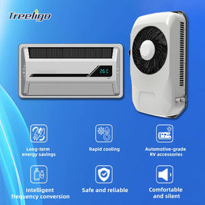 แอร์รถบรรทุก 12v 24v 12 โวลต์ เครื่องปรับอากาศในห้องโดยสารรถบรรทุก แอร์รถบรรทุกแบบกึ่งแอร์ ยูนิต APU แอร์รถยนต์ 12v - Product Image 4