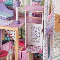 Nouveau bricolage de haute qualité en bois maisons de poupée Mini modèle jouet semblant jouer meubles Style de mode pour les filles KB0256