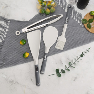 Spatule de cuisine moderne et simple, louche, pince, ustensiles de cuisine en silicone antiadhésif de qualité alimentaire - Product Image 3