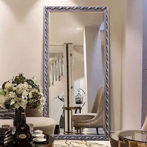 Gương Trang Điểm Cổ Điển Chạm Khắc Gương Cổ Màu Vàng Phong Cách Châu Âu Gương Lớn Toàn Bộ Chiều Dài - Product Image 5