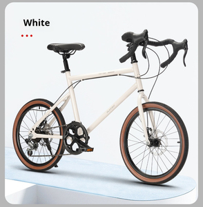 <span class=keywords><strong>Bicicleta</strong></span> de Carretera Ligera de 8 Velocidades con Ruedas de Aleación de <span class=keywords><strong>Aluminio</strong></span>, Manubrio Drop-Bar de 20 Pulgadas, Frenos de Disco, Pedales Ordinarios, Capacidad de Carga de 120 kg - Product Image 5