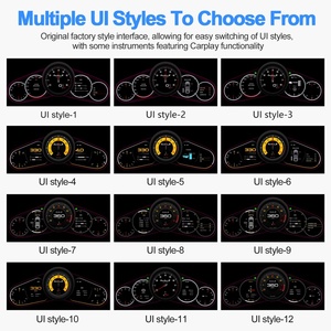 New 12.3" <b>Car</b> Digital Cluster Instrument <b>for</b> Porsche Cayenne 2011 2017 Auto LCD Dashboard <b>Speedometer</b> Tachometer Ghost Screen - Product Image 6