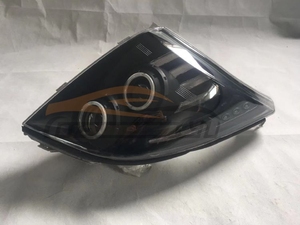 Phares Avant Automobiles à LED Angel Eyes Noirs pour Toyota Land Cruiser <span class=keywords><strong>Prado</strong></span> J120 120 <span class=keywords><strong>2006</strong></span> - Product Image 4