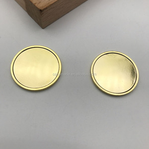 Oro 25 mm con bordes de golf de disco para el bricolaje en blanco personalizado marcador de pelota de golf - Product Image 2