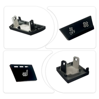 Tapa del interruptor de temperatura del sistema de aire acondicionado de la consola central compatible con BMW X1 F48 F49 Serie 1 F52 OE 64119461402