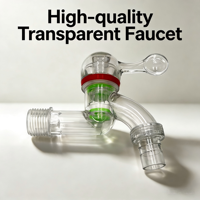 Vente directe d'usine de robinets transparents faciles à utiliser