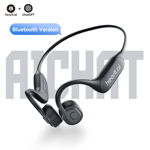 การแปลภาษาแบบเรียลไทม์ด้วยเทคโนโลยี AI Bone Conduction ที่ขับเคลื่อนด้วย ChatGPT พร้อมระบบตัดเสียงรบกวน และรองรับการใช้งานในบ้านอัจฉริยะและสำนักงานอัจฉริยะ ChatGPT AI Bone Cond - Product Image 1