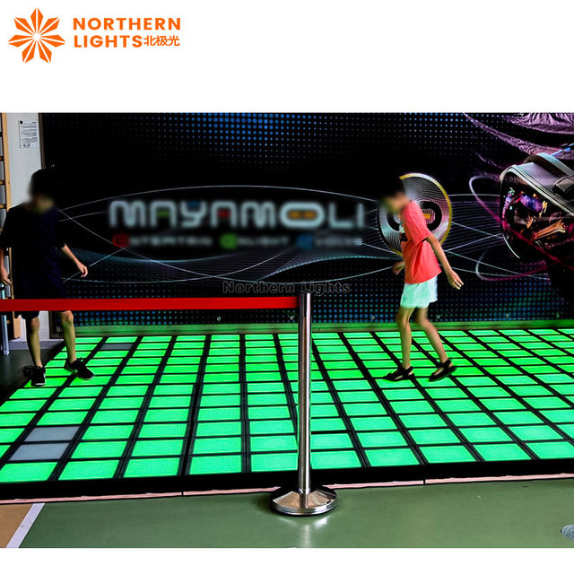NEW Active Game Interactive Rgb Led Floor Game 30*30cm Led Dance Floor Interactive Game Light