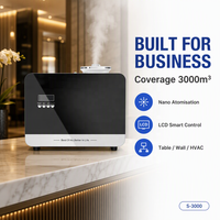 Diffuseur de parfum commercial S-3000, nébuliseur d'arômes, système de parfum pour couloir d'hôtel, contrôle LCD 4 touches PCB