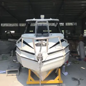 Fabrik Direkt verkauf Yacht hot s Aluminium Ponton Fischerboot hinten gestapelt