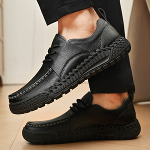 Sandales décontractées respirantes pour hommes 2026 |   Chaussures de plage artisanales à bout fermé et ajourées pour sports de plein air - Product Image 3