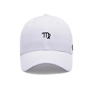 Benutzer definiertes Design Logo Strukturierte 3D-Stickerei Logo Const ellation Pattern Baseball Cap