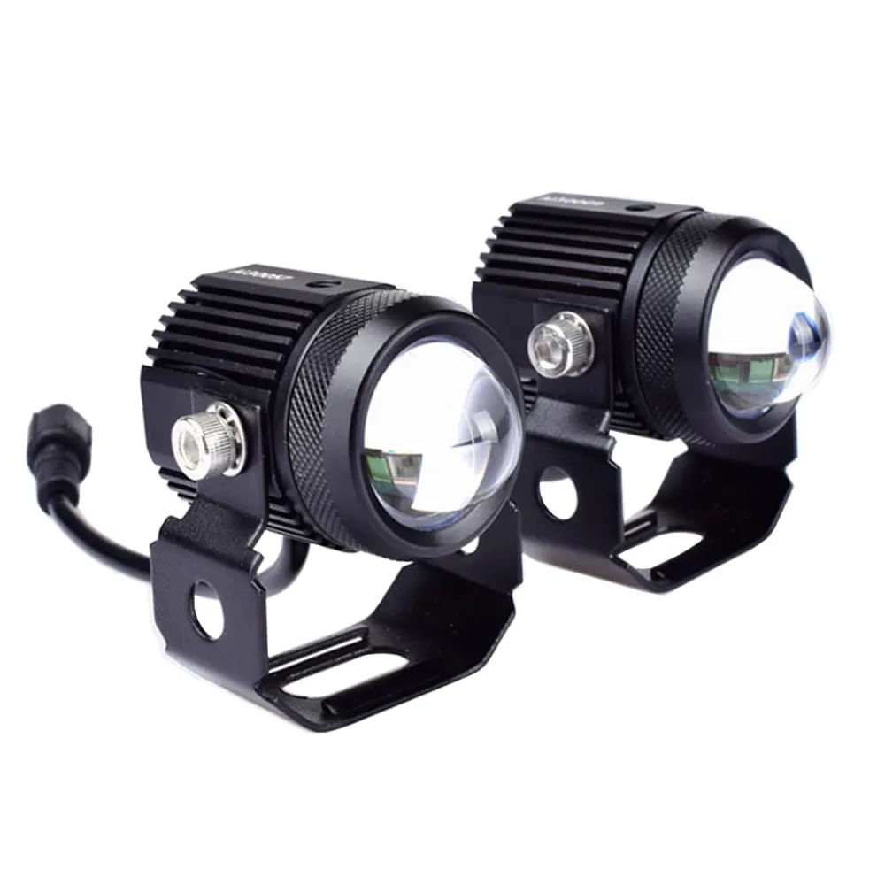 Orijinal Mini Led İş işık sürüş lambası sis lambası H4 H6 T19 motosiklet far için yüksek ATV SUV traktör m1