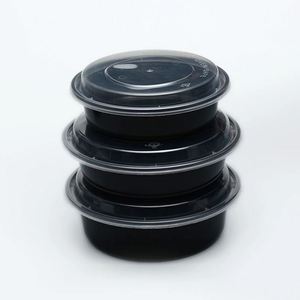 Boîte alimentaire jetable avec couvercle, 24 oz, en plastique transparent, compatible micro-ondes, en polypropylène - Product Image 4