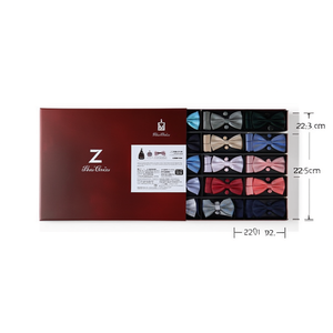 Caja de Regalo con Corbata de Lazo de Sarga, 240 Piezas, Set de Accesorios de Vestimenta Formal para Hombre - Product Image 3