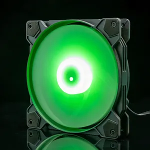 Silent RGB LED 12-inch <strong>computer</strong> case <strong>fan</strong> with CPU temperature sensor for gaming <strong>computers</strong>, using 6-pin connection method - Product Image 3