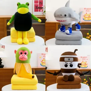 Loạt đồ chơi sang trọng bằng gỗ cho cá mập chuối khỉ điều hòa không khí pp cotton sinh nhật căng thẳng - Product Image 1