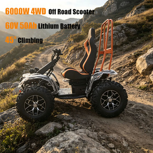 Scooter électrique tout-terrain 4 moteurs <span class=keywords><strong>x</strong></span> 1500W, véhicule haute puissance, kart robuste - Product Image 1