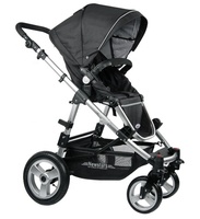 Poussettes jumelles de luxe à la mode de haute qualité Chariot de landau pliable léger Poussettes jumelles