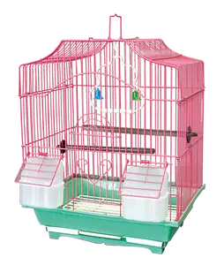 Piccola gabbia per uccelli in metallo con personalizzazione di colore accettabile per il piccolo uccello