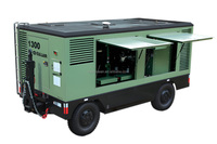 Sullair 1300 compresseur d'air portable à vis pour moteur diesel 24.1bar/350psi 1300cfm/36.8m ³/min plate-forme de forage de puits d'eau pneumatique nouveau