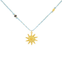 Collier pendentif soleil classique en laiton, original, vente chaude, directement de l'usine, avec fil doré et argenté, chaîne longue réglable, pour usage quotidien