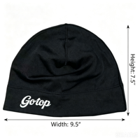 Bonnet unisexe homme femme personnalisé avec logo brodé DTF, tissu extensible premium avec silicone réfléchissant