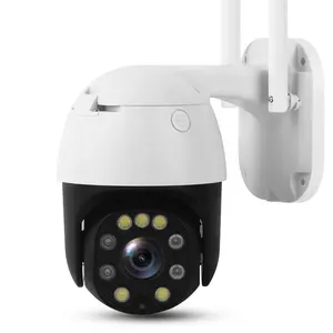OME IP Camara Kamera CCTV 4G, Kamera IP PTZ Pelacak Otomatis Luar Ruangan 1080P 2MP P2P HD Kamera Keamanan Pengawasan 4G untuk Luar Ruangan