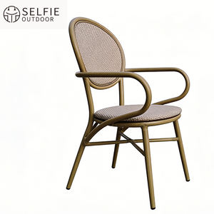 Chaise de jardin empilable moderne en alliage d'aluminium - Durable et imperméable - Product Image 3