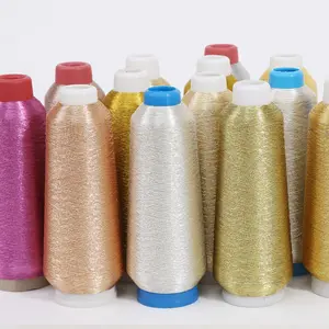 metallic yarn manufacturer from china PURE GOLD METALLIC YARN FOR EMBROIDERY