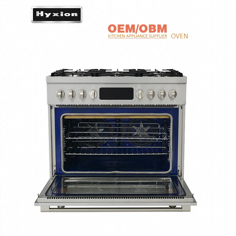 Hyxion โคมไฟฮาโลเจนทรงกลม,หม้อหุงข้าวแบบชั้นคู่พร้อมเตาอบหัวเผา4อัน OEM ODM OBM