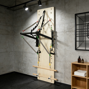 Machine de <span class=keywords><strong>Pilates</strong></span> Reformer professionnelle pour la maison, à montage mural, avec <span class=keywords><strong>springboard</strong></span> pour l'entraînement au yoga - Product Image 6