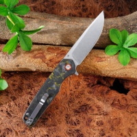 Couteau pliant GT961, best-seller, styles classiques, manche en fibre de carbone, couteau de poche EDC, couteau de survie, couteau de chasse